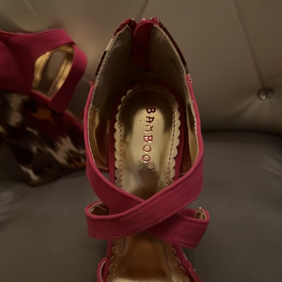 Pink/Multicolored Wedge - Picture 4 of 6